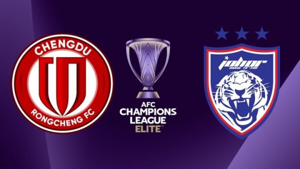 亚冠-蓉城vs柔佛杆位：周定洋、德尔加多先发，柔佛8外援出战